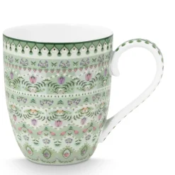 Pip Studio Tasse Lily & Lotus Moon Delight hellgrün XL