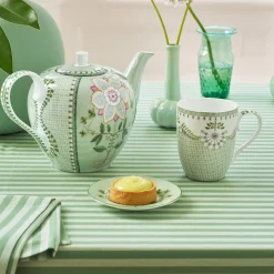 Pip Studio Tasse Lily & Lotus gemustert hellgrün groß