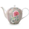 Pip Studio Teekanne Blushing Birds khaki groß
