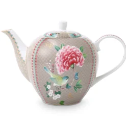 Pip Studio Teekanne Blushing Birds khaki groß