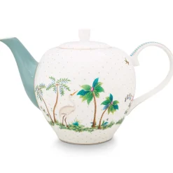 Pip Studio Teekanne Jolie Dots weiß groß