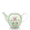 Pip Studio Teekanne Lily & Lotus gemustert hellgrün 1600 ml