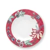 Pip Studio Tiefer Teller Flower Festival Dunkelrosa 21,5 cm