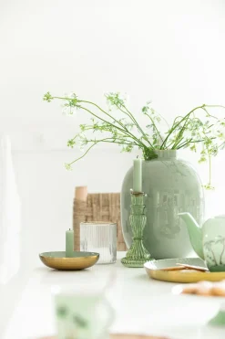 Pip Studio Vase Metall Grün 32 cm