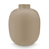 Pip Studio Vase Metall Khaki 32 cm
