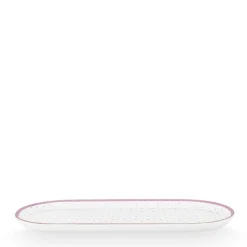 Pip Studio Zucker- und Milchtablett Jolie Punkte goldfarben rosa