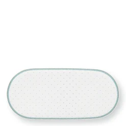 Pip Studio Zucker- und Milchtablett Jolie Punkte goldfarben blau