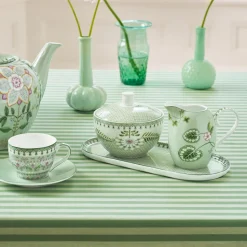 Pip Studio Zuckerdose Lily & Lotus gemustert hellgrün