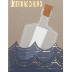 Räder Flaschenpostkarte Überraschung