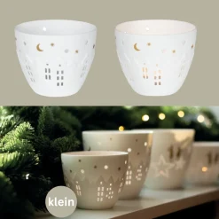 Räder Poesielicht Häuser klein