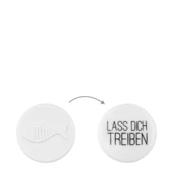 Räder Porzellantaler Lass dich treiben