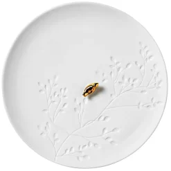 Räder Porzellanteller Goldfarbener Vogel Klein