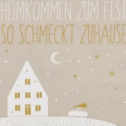 Räder Serviette Heimkommen zum Fest