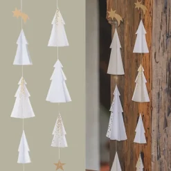 Räder Tannen Kette Schneeflocken