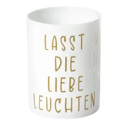 Räder Teelichthalter Lasst die Liebe leuchten