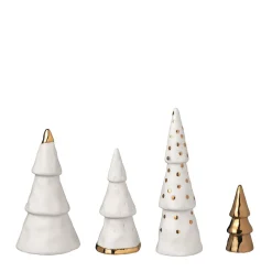 Räder Weihnachtswald 4er-Set Goldfarben