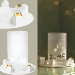 Räder Windlicht Lichterdorf