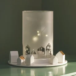 Räder Windlicht Lichterdorf