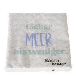 Serviette Lieber Meer als weniger