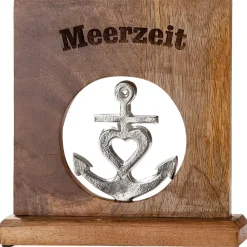 Standrelief Meerzeit Mangoholz