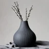 Storefactory EKENÄS Keramik Vase dark grey XL