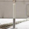Storefactory EKTORP Kerzenhalter greige medium