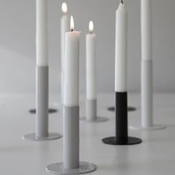 Storefactory EKTORP Kerzenhalter greige medium