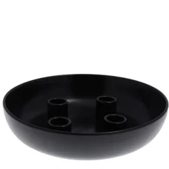 Storefactory GRANHOLMEN Kerzenhalter glossy black L