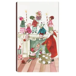 Streichholzschachtel Weihnachtswerkstatt Kamin