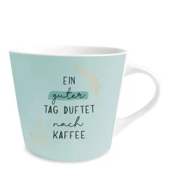 Tasse Ein guter Tag Blaugrün