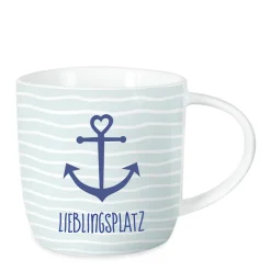Tasse Lieblingsplatz Hellblau