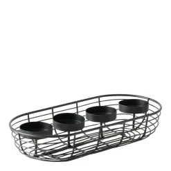 Teelichthalter Björn schwarz