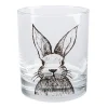 Trinkglas Kaninchen Halvar grau