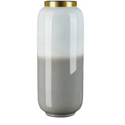 Vase Metall Farbverlauf 32 cm