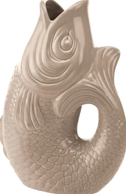 Vase Monsieur Claude graubraun groß