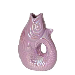 Vase Monsieur Claude Violett schimmernd Klein