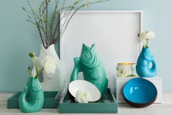 Vase Monsieur Claude weiß mittel