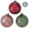 Weihnachtskugel Beeren 3er-Set
