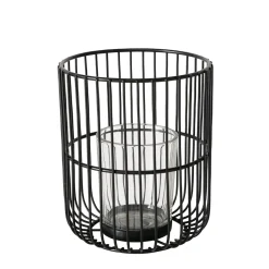 Windlicht Alvar Schwarz