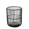 Windlicht Alvar Schwarz Klein