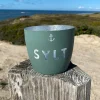 Windlicht im exklusiven Sylt Design Anker Grün Mittel