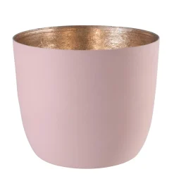 Windlicht Madras blush-goldfarben mittel