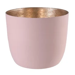 Windlicht Madras blush-goldfarben mittel